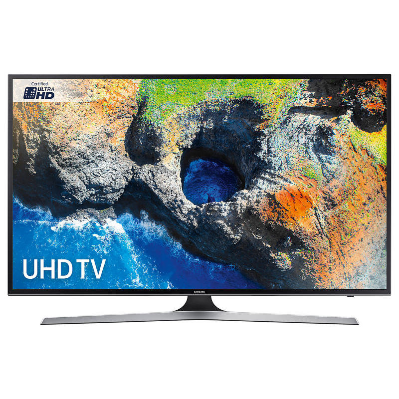 Samsung UE40MU6120 HDR 4K Ultra HD Smart TV, 40" with TVPlus, Black