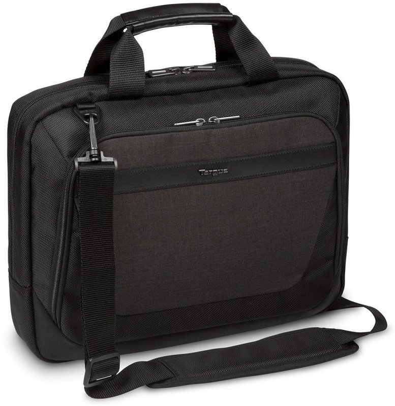 Targus CitySmart 14,15,15.6" High Capacity Topload Laptop Case - Black/Grey
