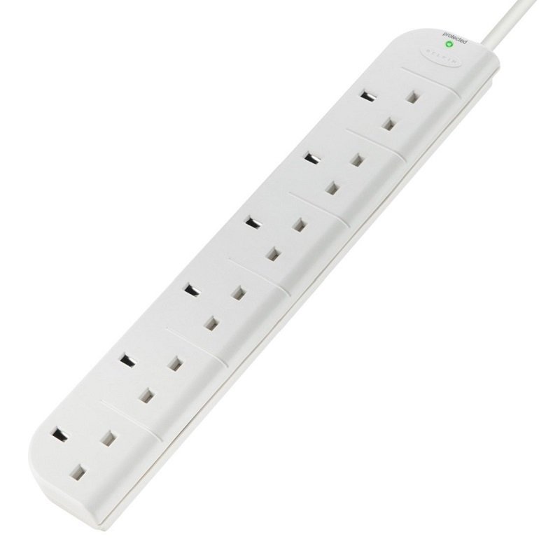 Click to view product details and reviews for Belkin E Series 6 Socket Surge Strip Lifetime Warranty Cable 1m.