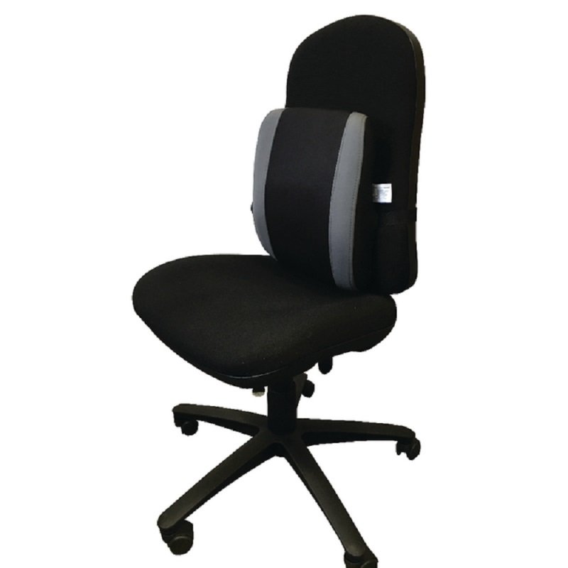 Contour Ergonomics Premium Adjustable Lumbar Support Black /Grey CE77701 Review