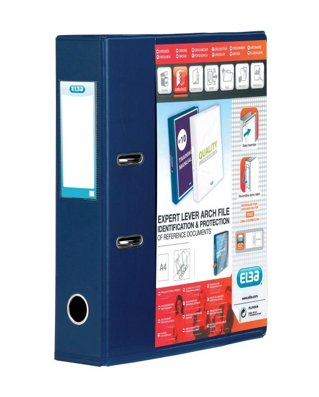 Elba Vision A4 Lever Arch File 70mm Blue 100082303 Review