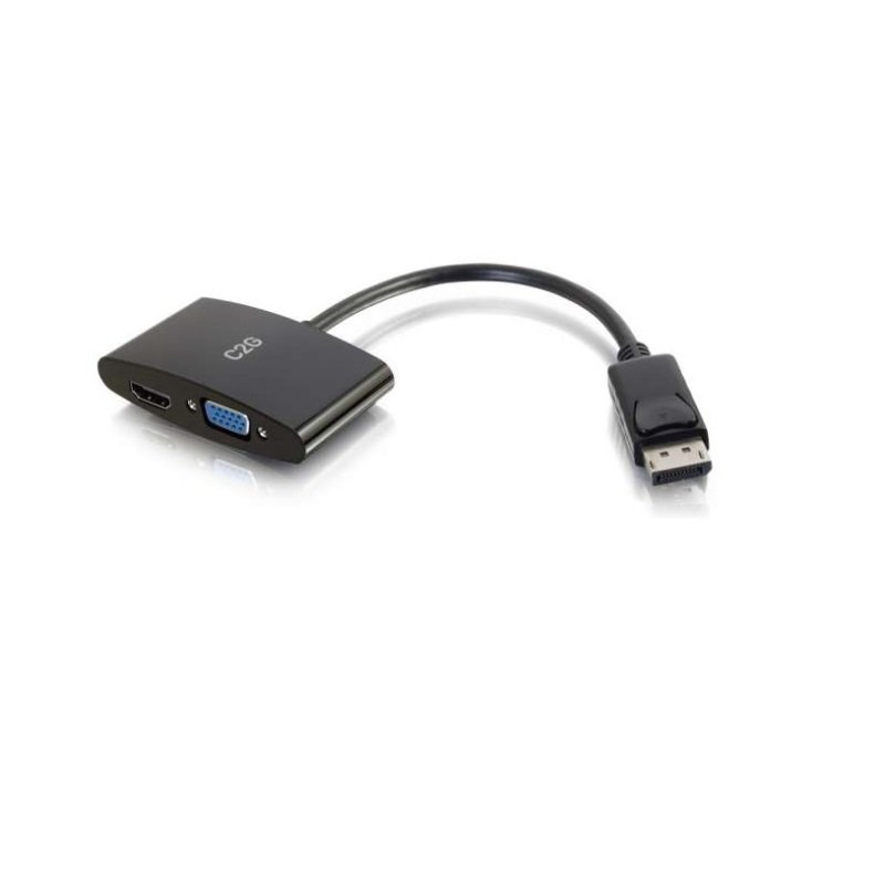 C2G 20cm DisplayPort to HDMI or VGA Female Adapter Converter Review