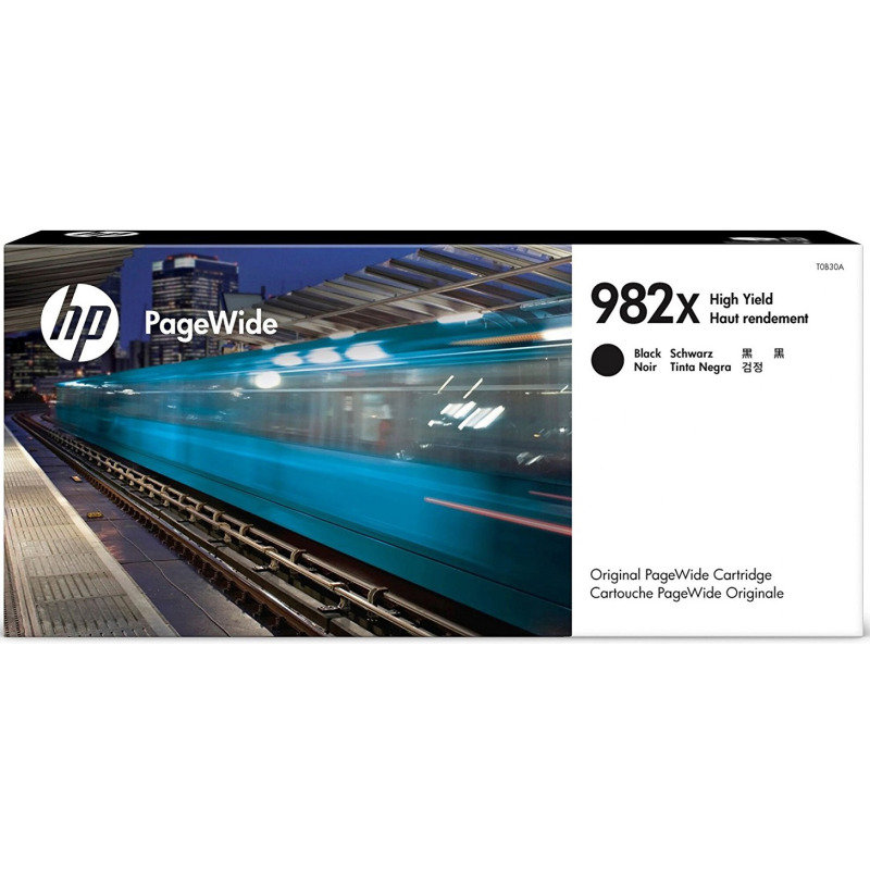 Image of HP 982X Black Original&nbsp;PageWide Ink Cartridge - High Yield 20,000 Pages - T0B30A