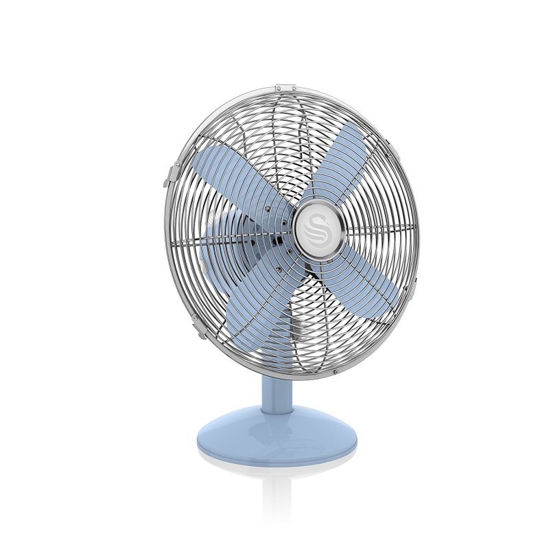 Swan SFA12620BLN 12 Retro Blue Desk Fan Review