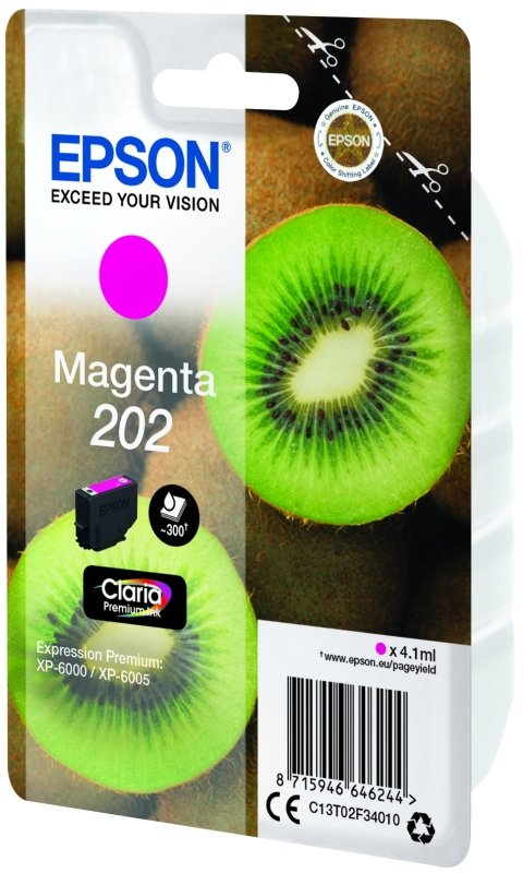 Image of Epson Kiwi 202 Magenta Ink Cartridge