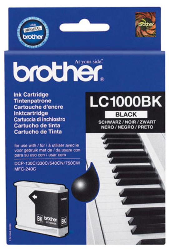 Image of Brother LC1000BK Black Ink Cartridge