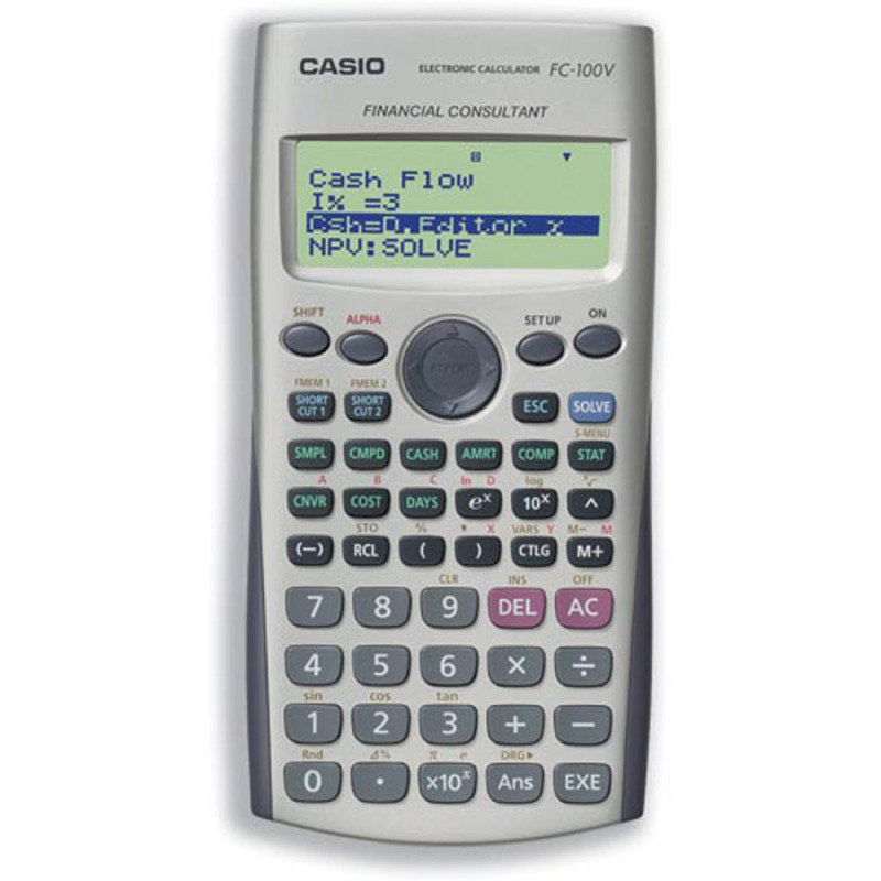 Casio FC-100V 12-digit Financial Calculator Review