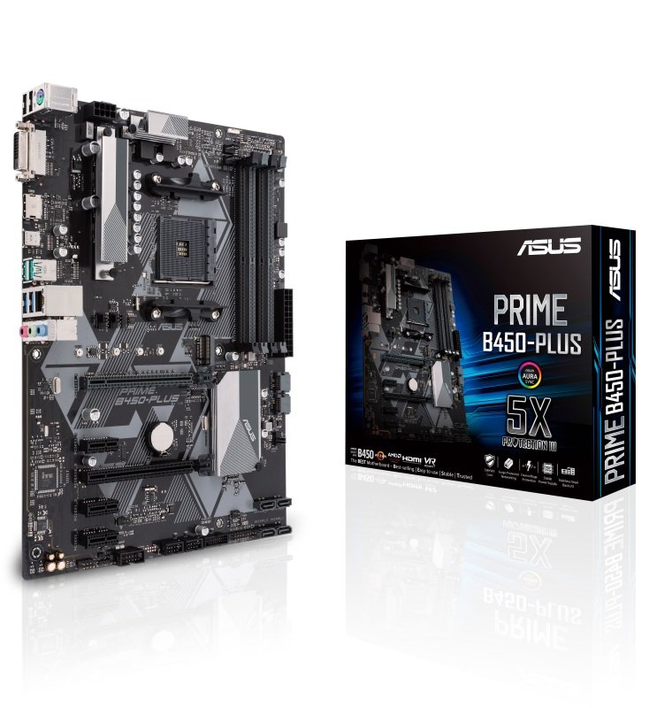 Image of Asus PRIME B450-PLUS AM4 DDR4 ATX Motherboard