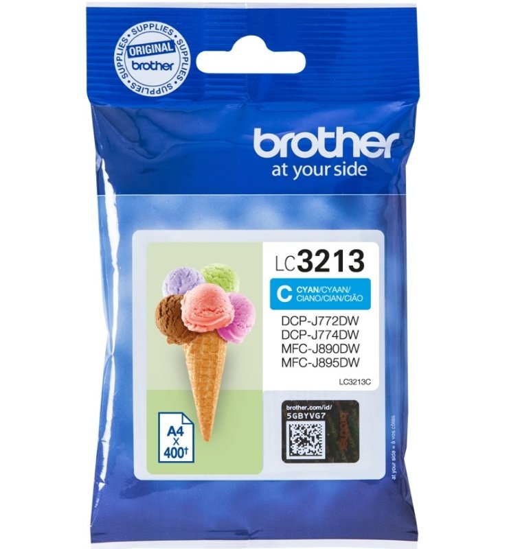 Image of Brother LC3213C Cyan Ink Cartridge