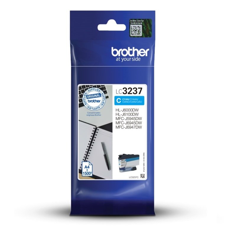 Image of Brother LC3237C Cyan High Yield Ink Cartridge