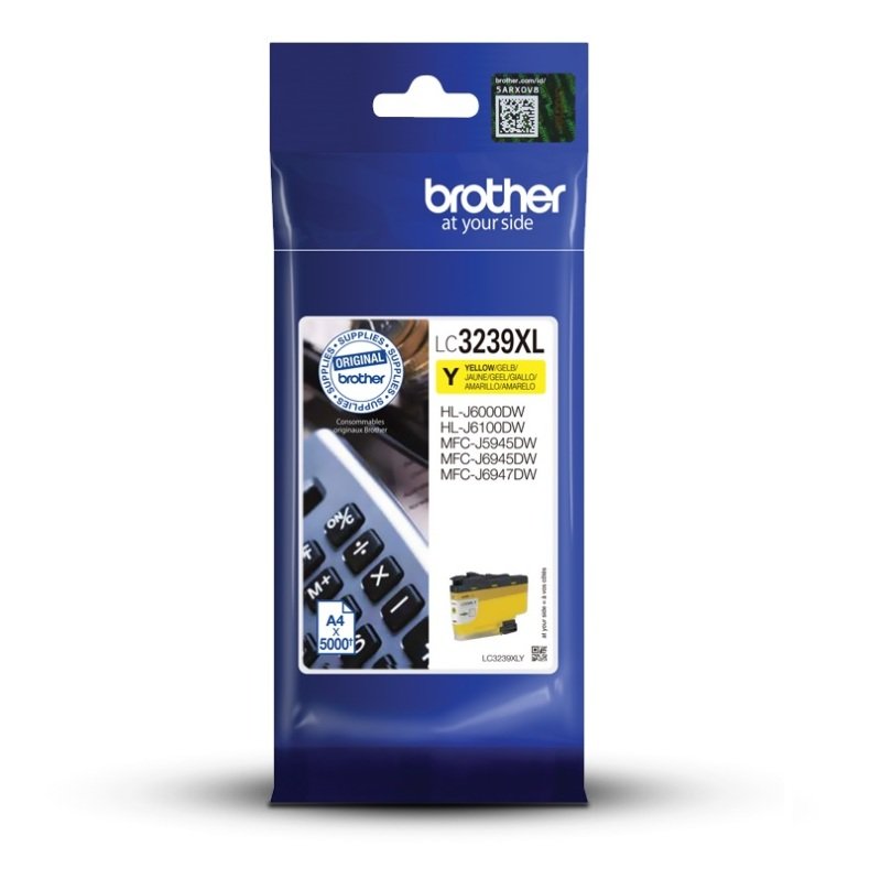 Image of Brother LC3239XLY Yellow Extra High Yield Ink Cartridge