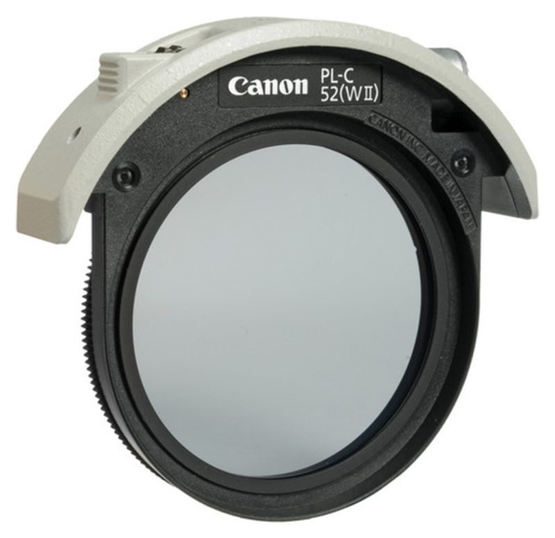 Canon PL-C 52mm Drop-in Circular Polarising Filter II for 300 400 500 600mm Lens Review