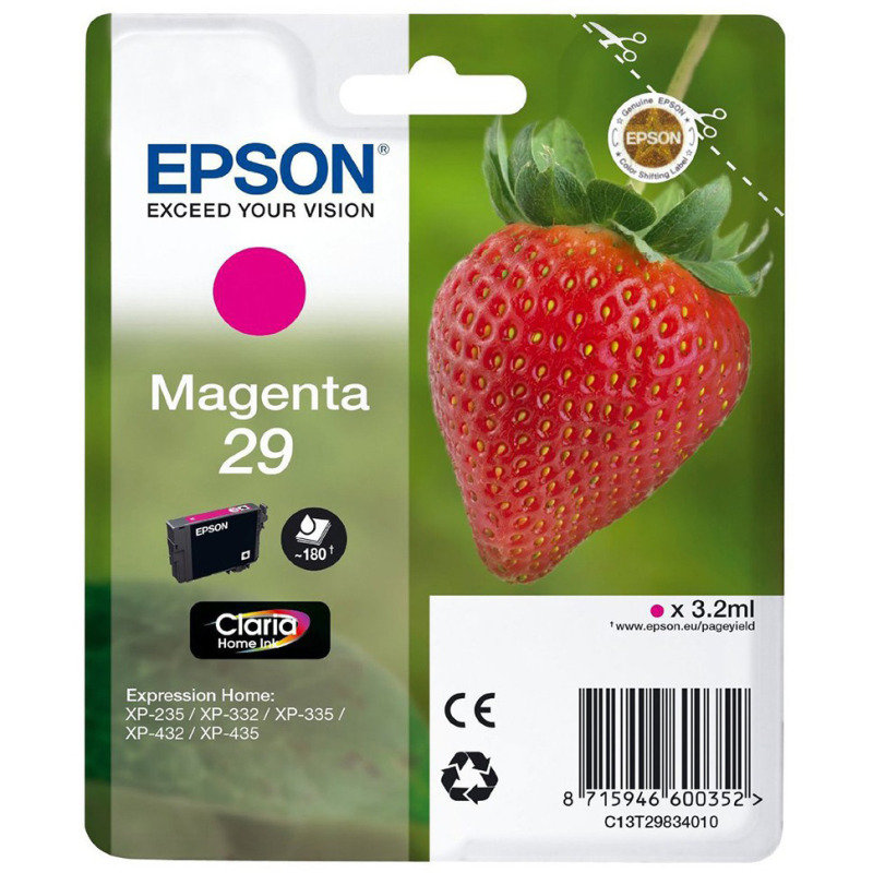 Image of Epson Ink/29 Strawberry 3.2ml Magenta - C13T29834022