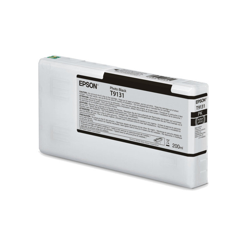 Image of Epson Ink Cart/T9131 UltraChrome HDR 200ml Cartridge, Photo Black - C13T913100
