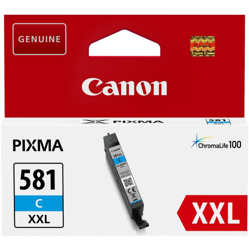 Image of Canon Ink/CLI-581XXL Cartridge Cyan - 1995C001