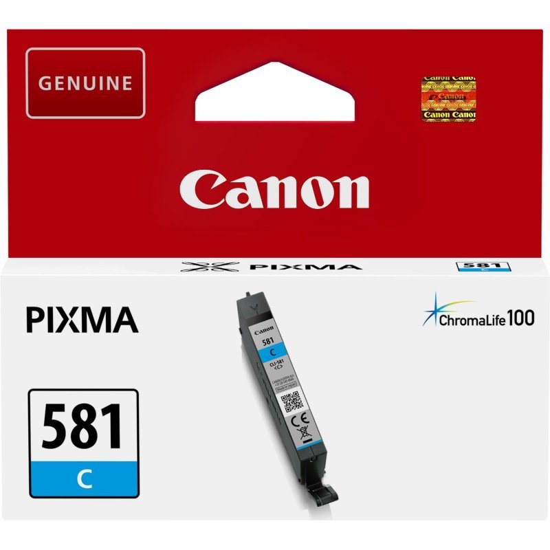 Image of Canon CLI-581 Cyan Ink Cartridge