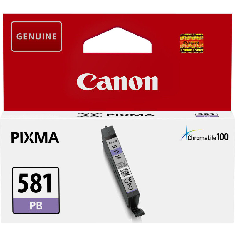 Image of Canon CLI-581 Photo Blue Ink Cartridge