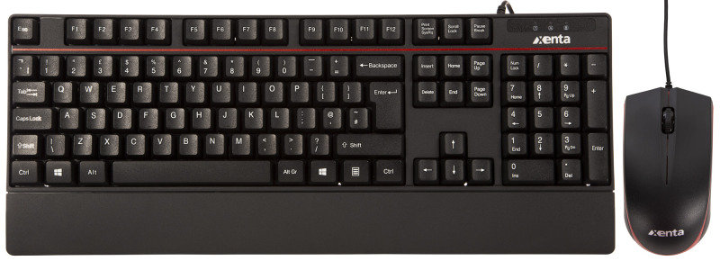 Click to view product details and reviews for Xenta Wired Keyboard And Mouse Desk Set.