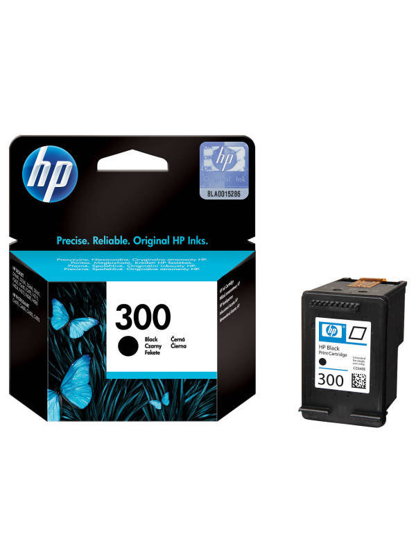 Image of HP 300 Black Original&nbsp;Ink Cartridge - Standard Yield 200 Pages - CC640EE