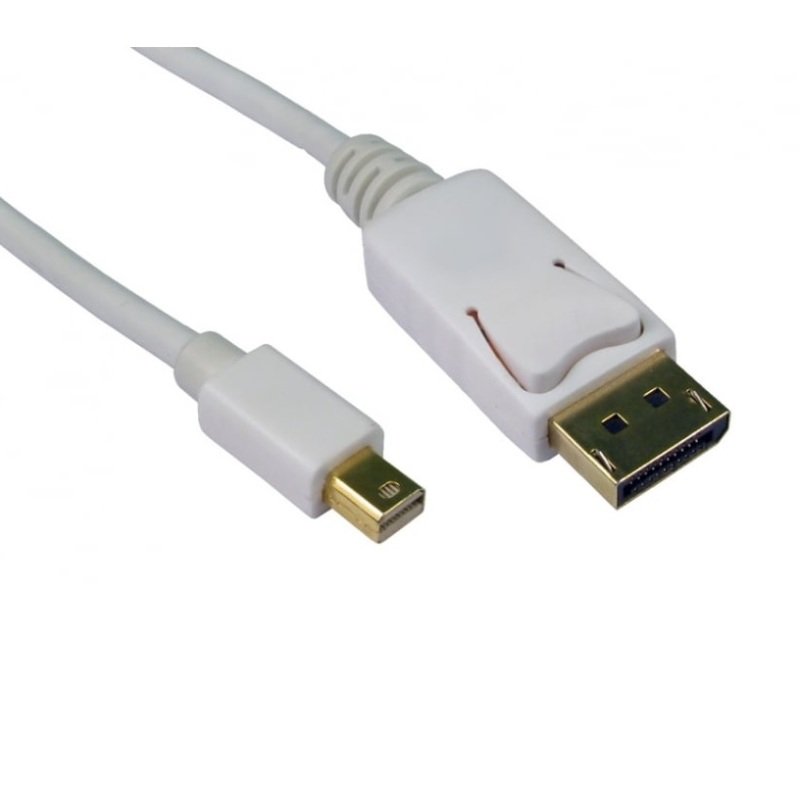 Click to view product details and reviews for Cables Direct 2m Mini Displayport To Displayport Cable White.