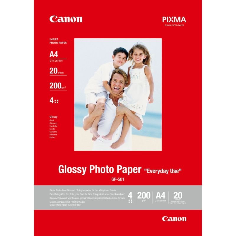 Canon A4 Glossy Photo Paper (Microporous coating for fast ink absorption) x20 Review