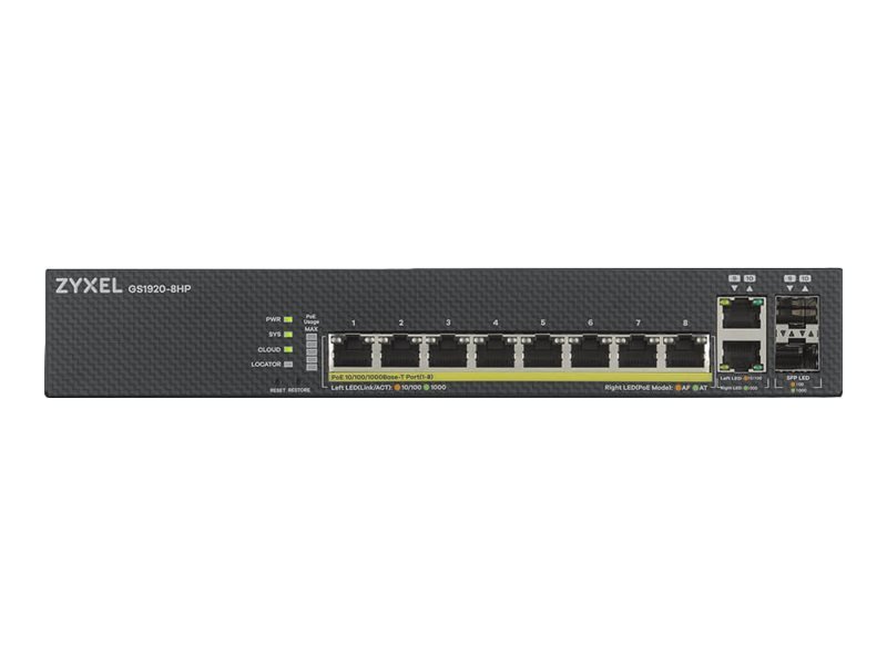 Click to view product details and reviews for Zyxel Gs1920 Gs1920 8hpv2 8 Ports Manageable Ethernet Switch.