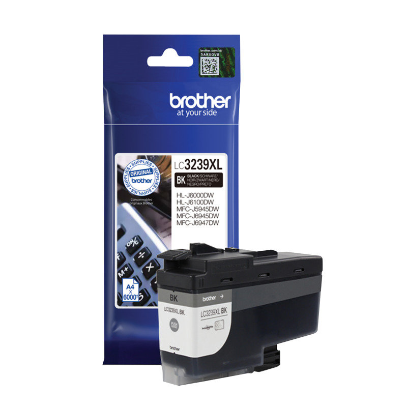 Image of Brother LC3239XLBK Extra High Yield Black Ink Cartridge