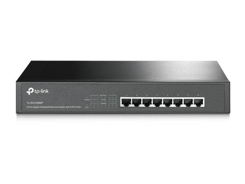 Click to view product details and reviews for Tp Link Tl Sg1008mp 8 Port Gigabit Desktop Rackmount Switch With 8 Port Poe.