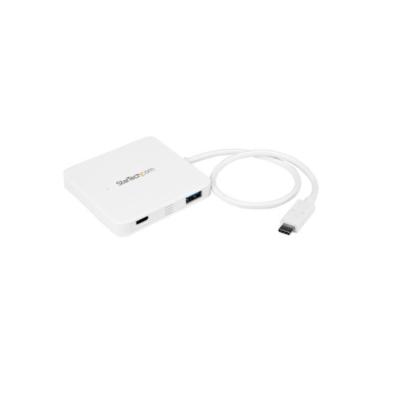 StarTech.com 3-Port USB-C Hub with Power Delivery White Review