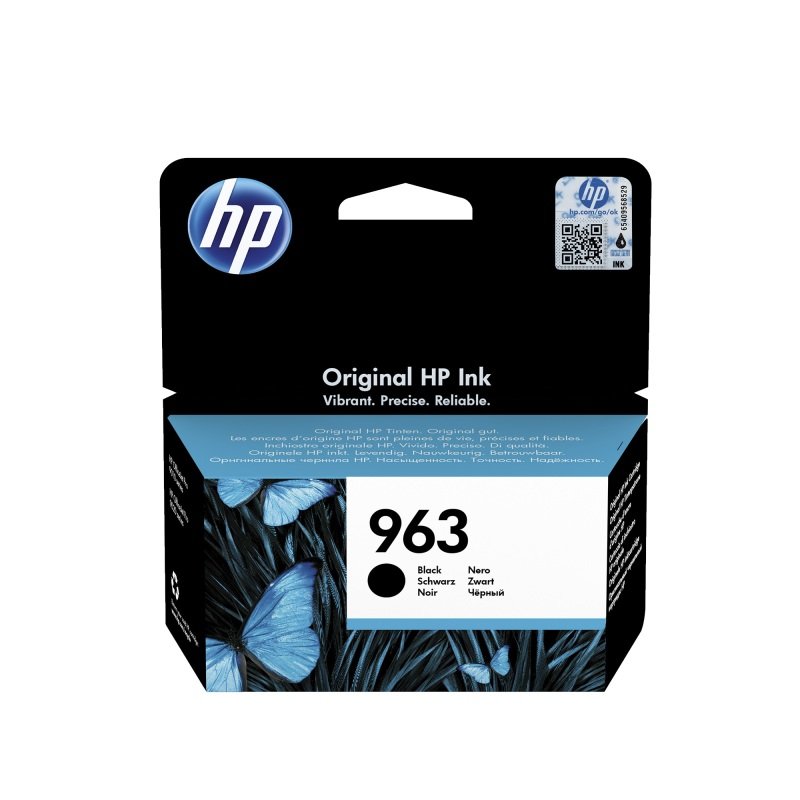 Image of HP 963 Black Original Ink Cartridge (3JA26AE)