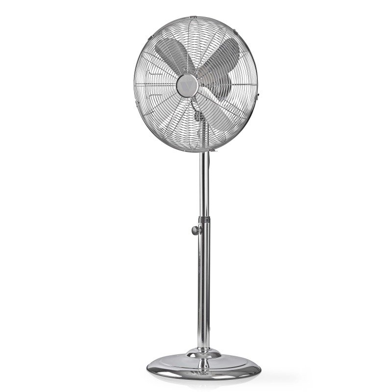 Vida 16" Pedestal Fan, 3 Speed, Quiet running, Oscillating, Adjustable Height, Cooling Fan, Chrome Review