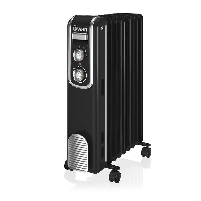 Swan SH60010BN 9 Finned Oil Filled Black Radiator Review