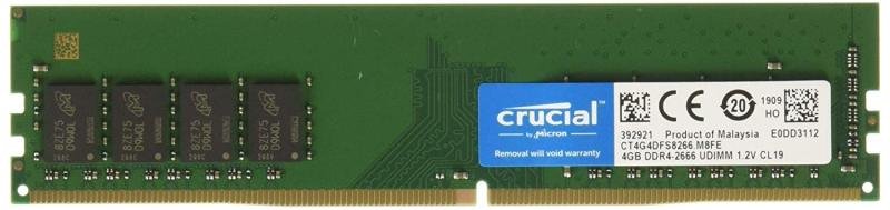 Image of Crucial 4GB (1x4GB) 2666MHz CL19 DDR4 Desktop Memory