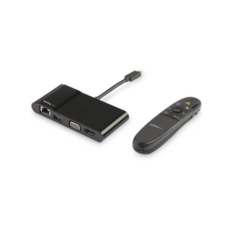 StarTech.com USB-C Multiport Adapter with Wireless Presenter Remote Review