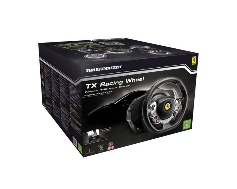 racingmaster,racingcar thrustmaster tx racing wheel ferrari 458 italia edition - xb1/pc