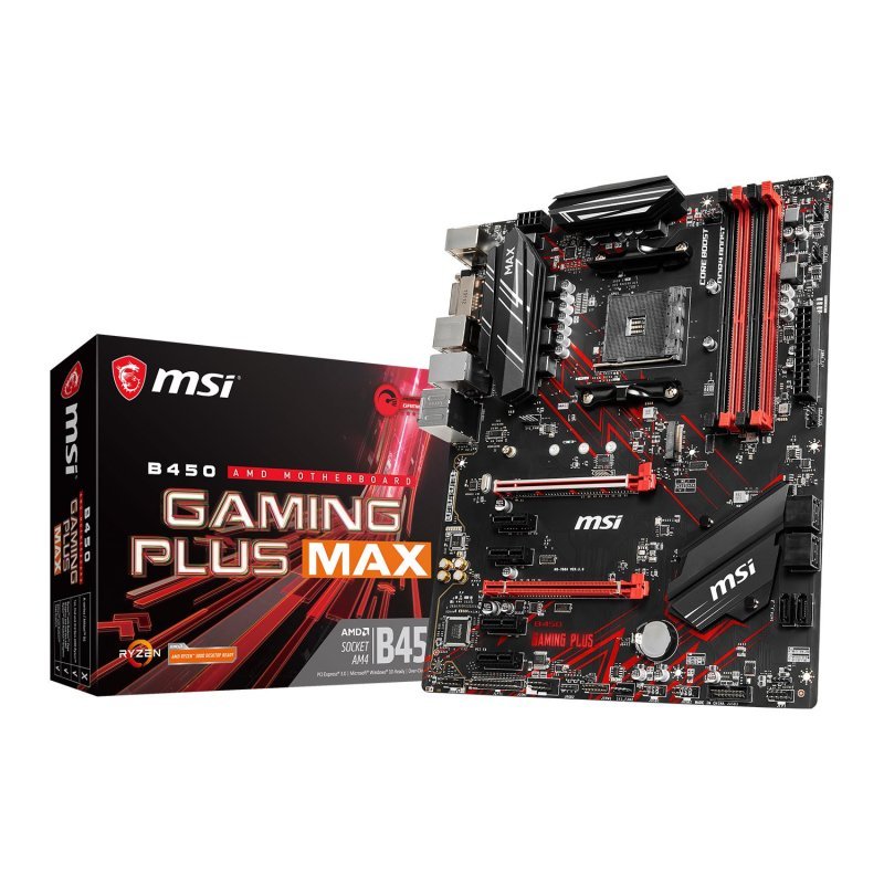 MSI B450 GAMING PLUS MAX AM4 ATX Motherboard