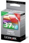 Lexmark Cartridge No. 37XL - Print cartridge - High Yield - 1 x colour (cyan, magenta, yellow) - 500 pages - LRP