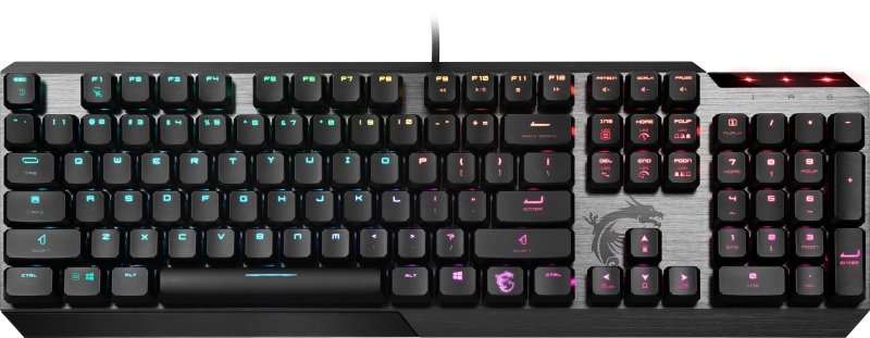 MSI Vigor GK50 Low Profile Mechanical Gaming Keyboard - UK Layout