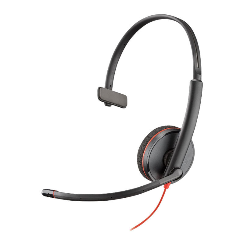 Poly Blackwire C3210 USB-A Wired Mono Headset