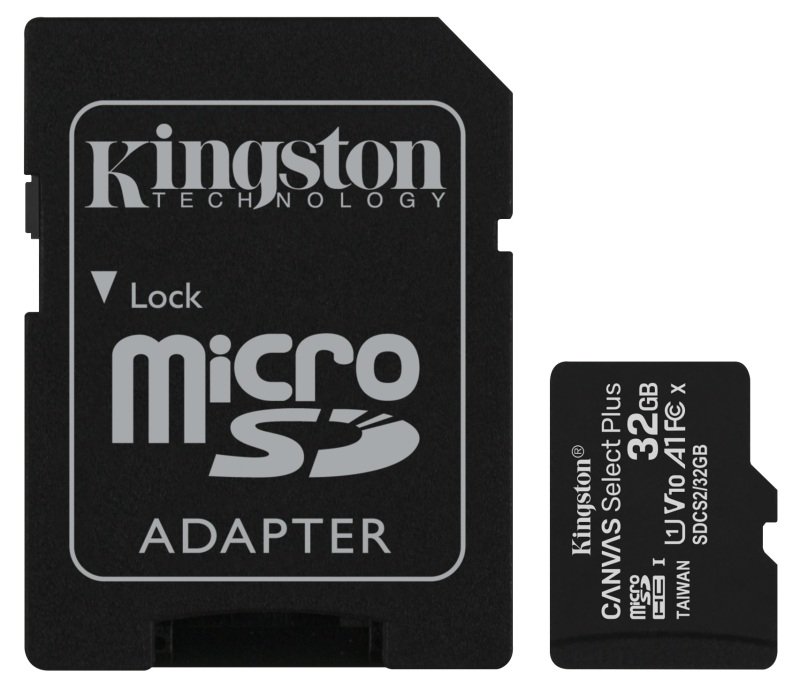Click to view product details and reviews for Kingston Canvas Select Plus 32gb Microsd Memory Card With Adapter.