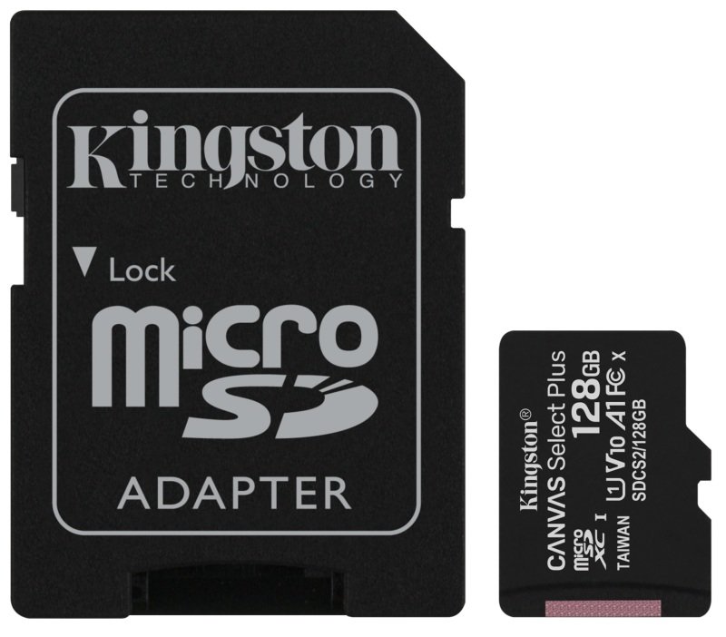 Click to view product details and reviews for Kingston Canvas Select Plus 128gb Microsd Memory Card With Adapter.