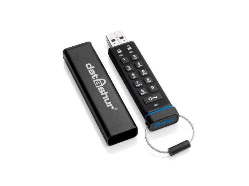iStorage IS-FL-DA-256-16 16GB datAshur 256-Bit USB 2.0 Flash Drive