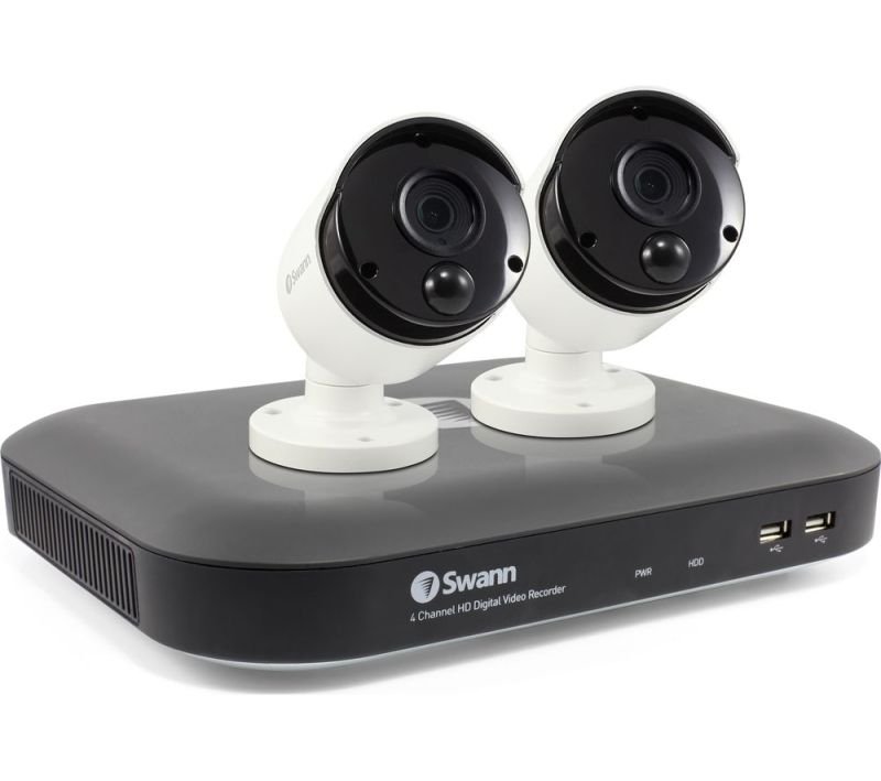 Swann 2 Camera 4 Channel 5MP Super HD DVR Security System With 1TB HDD