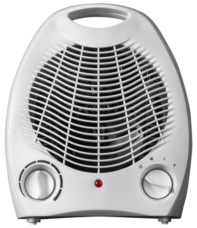 1000/2000W Fan Heater Overheat Protection White Review