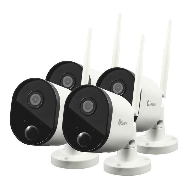 Click to view product details and reviews for Swann Wire Free 1080p Full Hd Outdoor Security Camera 4 Pack.