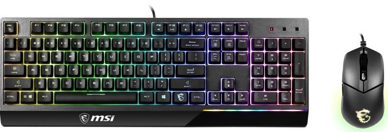 Click to view product details and reviews for Msi Vigor Gk30 Combo Rgb Wired Gaming Keyboard And Mouse Black.