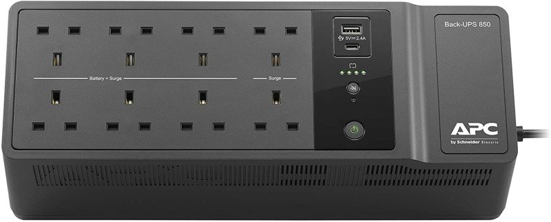 Image of APC Back-UPS Standby UPS - 850VA/520W - Type-C And A Charging Ports