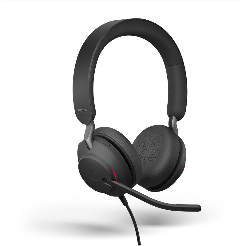 Click to view product details and reviews for Jabra Evolve2 40 Usb C Ms Stereo Headset Black.