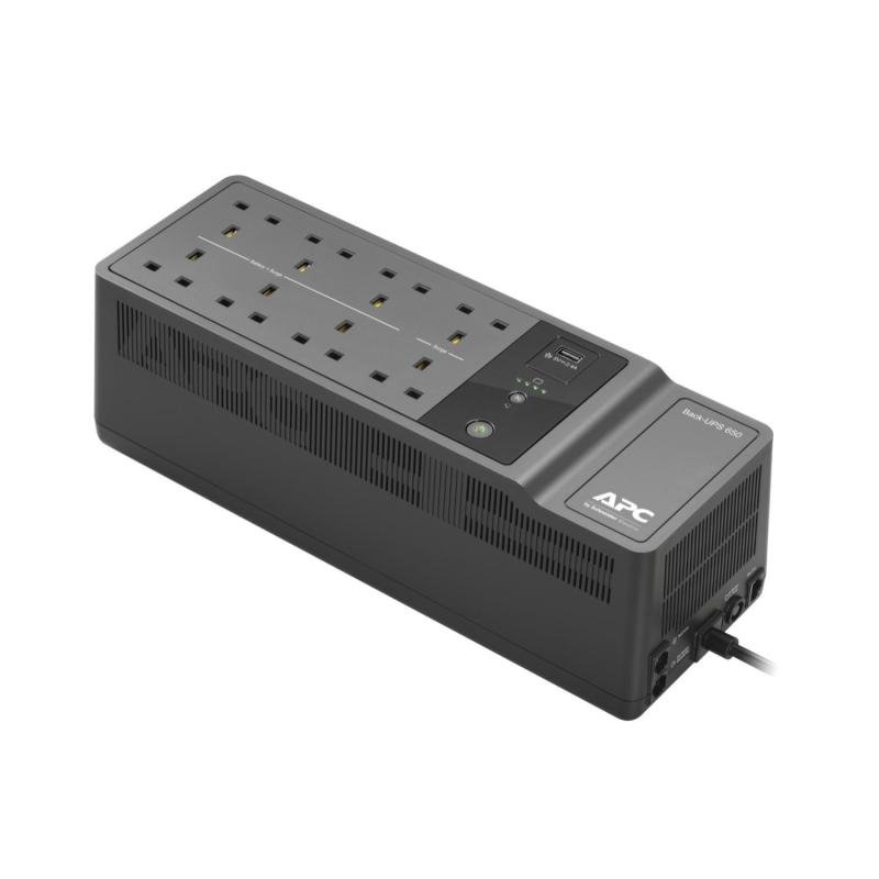 APC Back-UPS 650VA - 230V - 8 x AC Power - 1 USB Charging Port