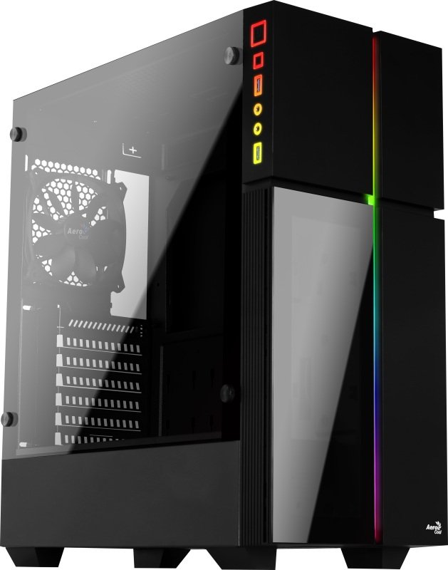 Aerocool Playa Tempered Glass RGB Midi PC Gaming Case